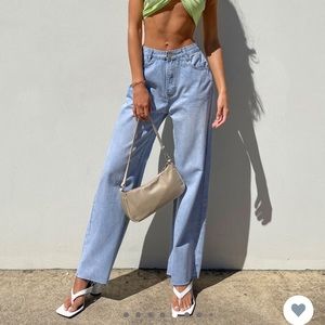 PRINCESS POLLY WIDE LEG JEANS